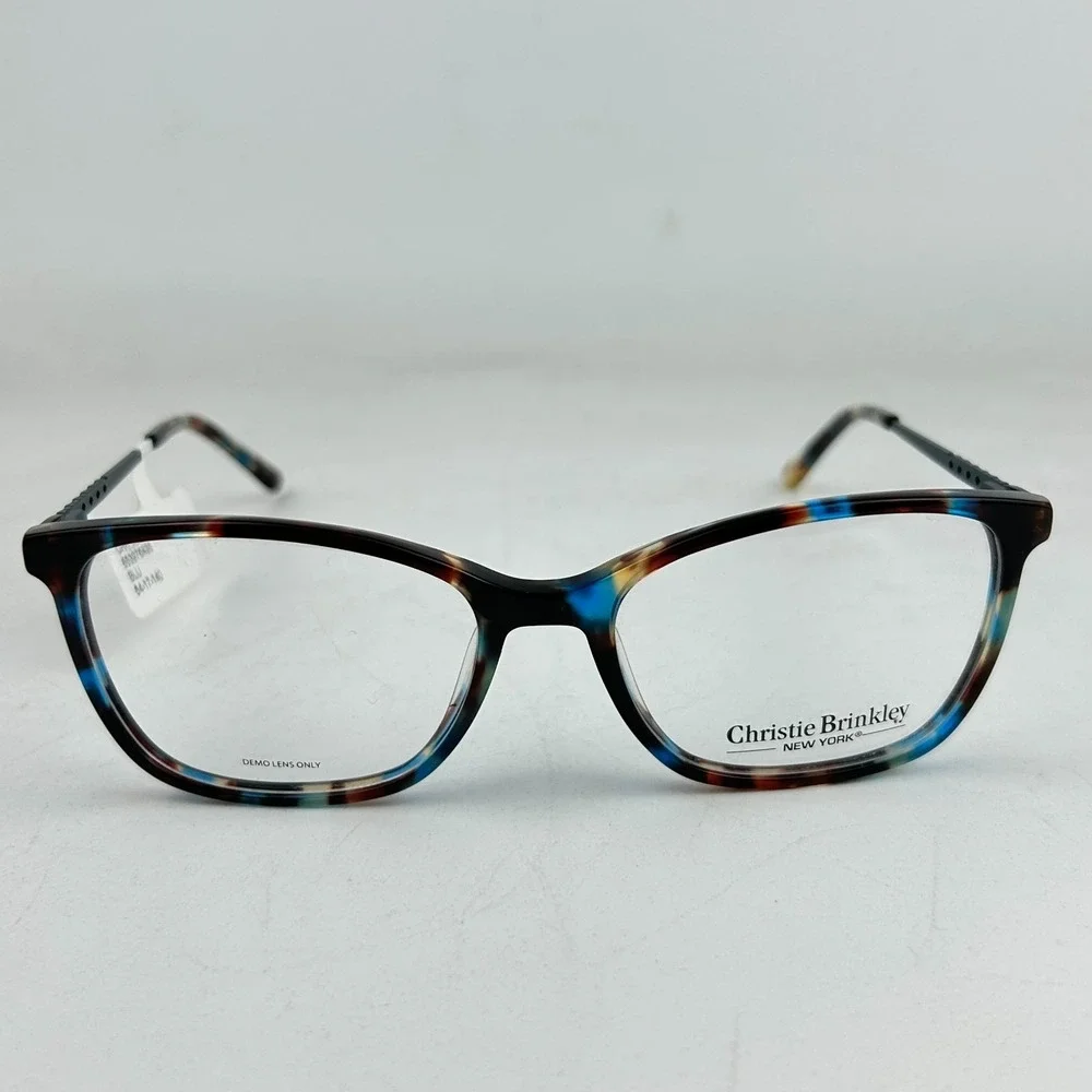 Christie Brinkley LT51361322 Womens Eyeglasses Frame Blue Cat‎ Eye 54-17-140mm